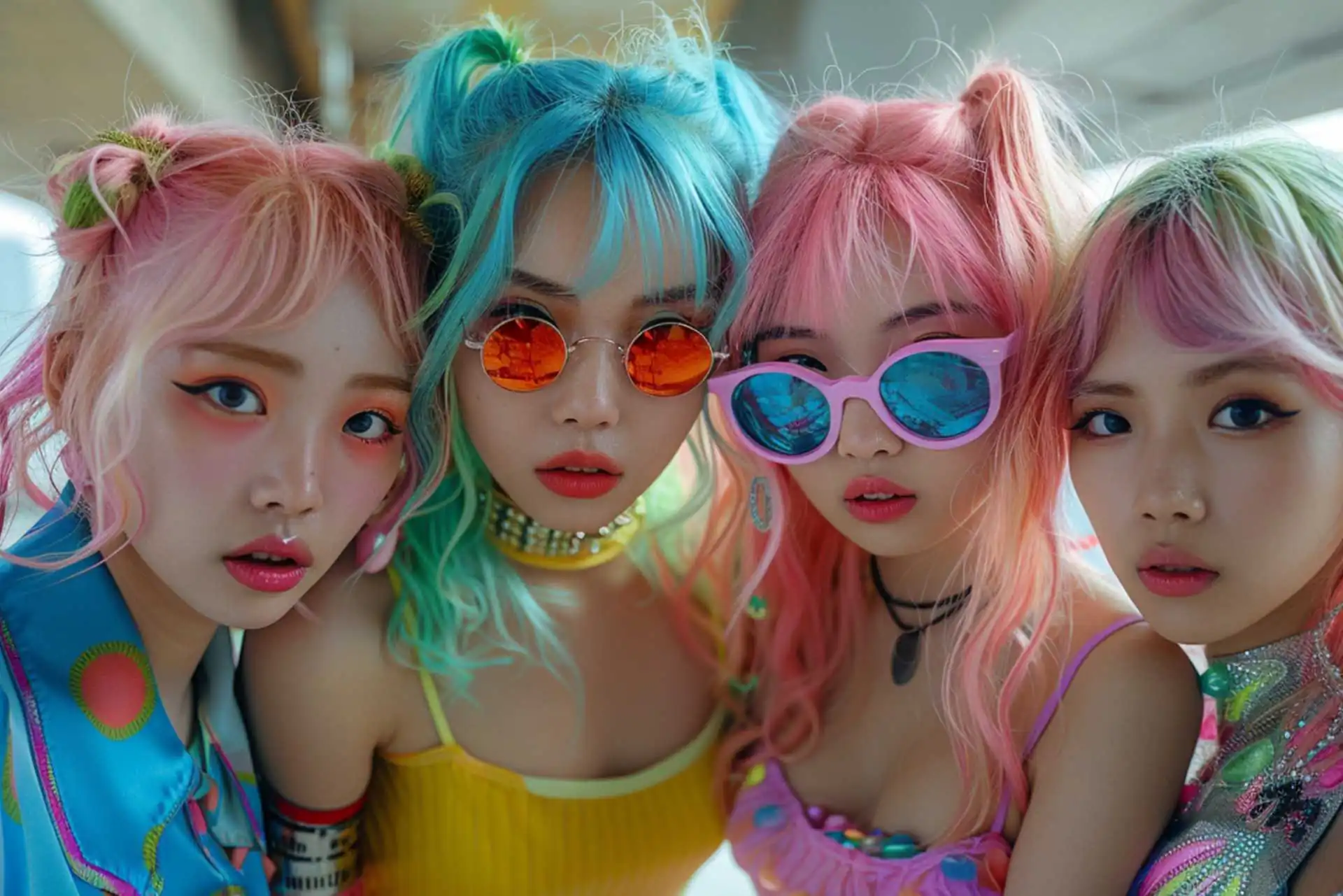 style-kacamata-bulat-ala-selebriti-korea-selatan