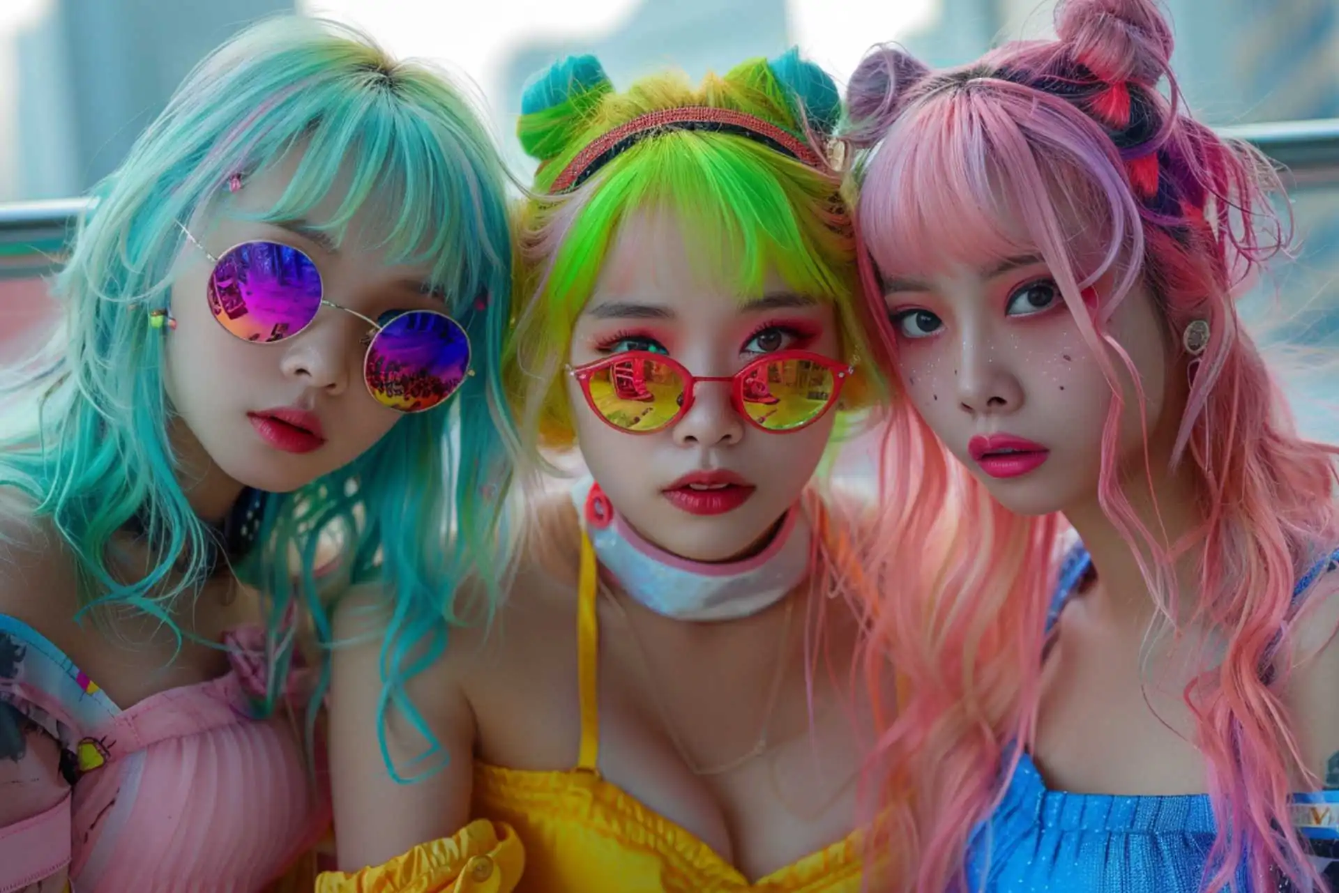 style-kacamata-bulat-ala-selebriti-korea-selatan